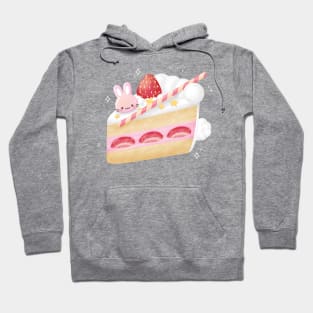 Kawaii Strawberry Cake Hoodie